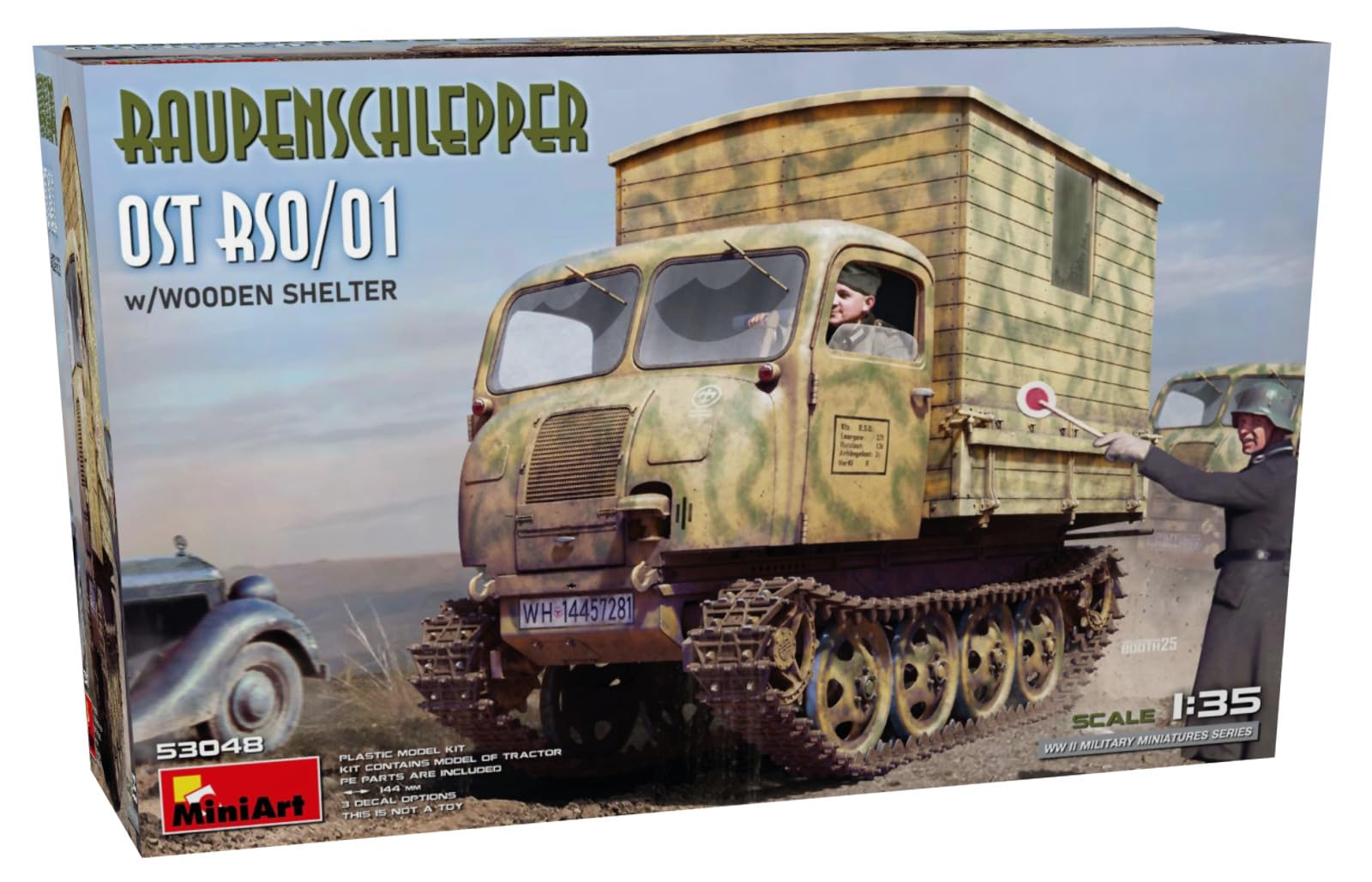 Miniart 1:35 Raupenschlepper Ost RSO/01 w/Wood Shelter