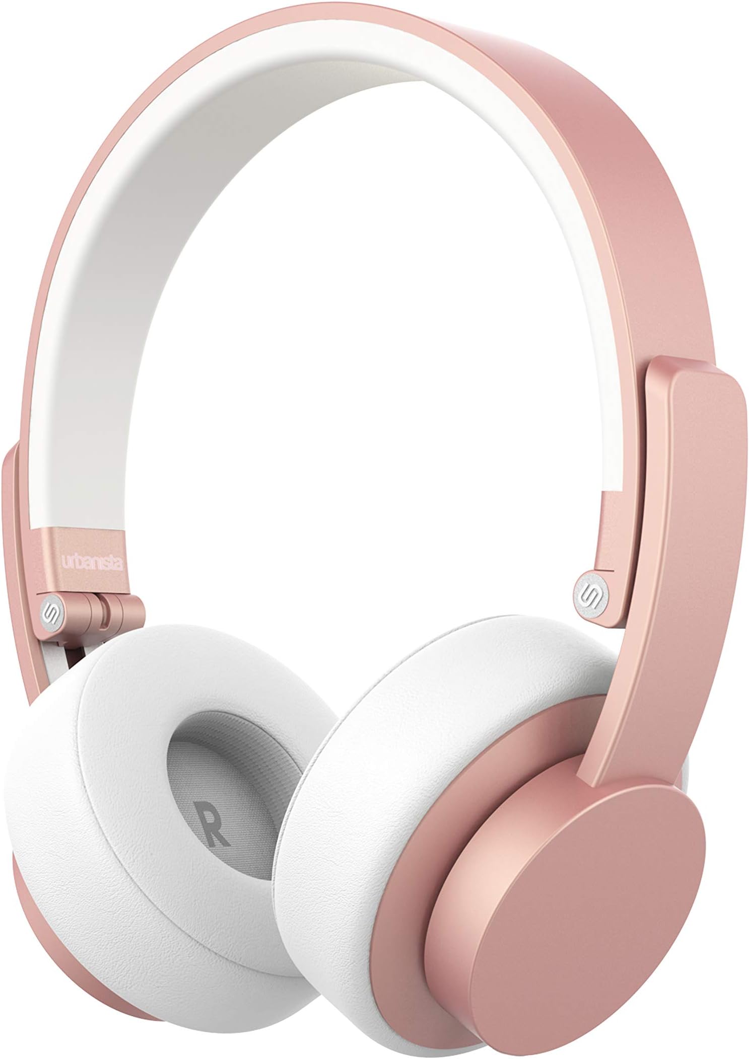 Seattle Bluetooth Headphones - Signature Urbanista Sound, Up to 12 Hours Play Time, Call-Handling with Microphone - Rose Gold