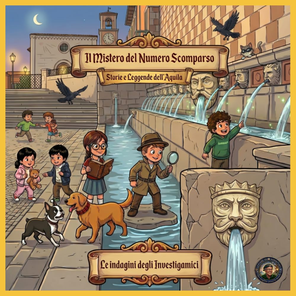 Il Mistero del Numero Scomparso: Storie e leggende dell’Aquila (Le fiabe per dormire di Nonno Savi)