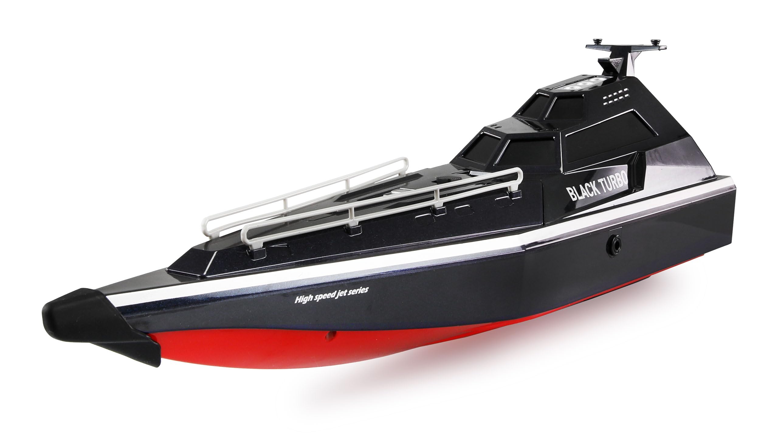 Amewi Black Turbo łódź wojskowa z napędem jet 28 km/h 420 mm RTR czarna