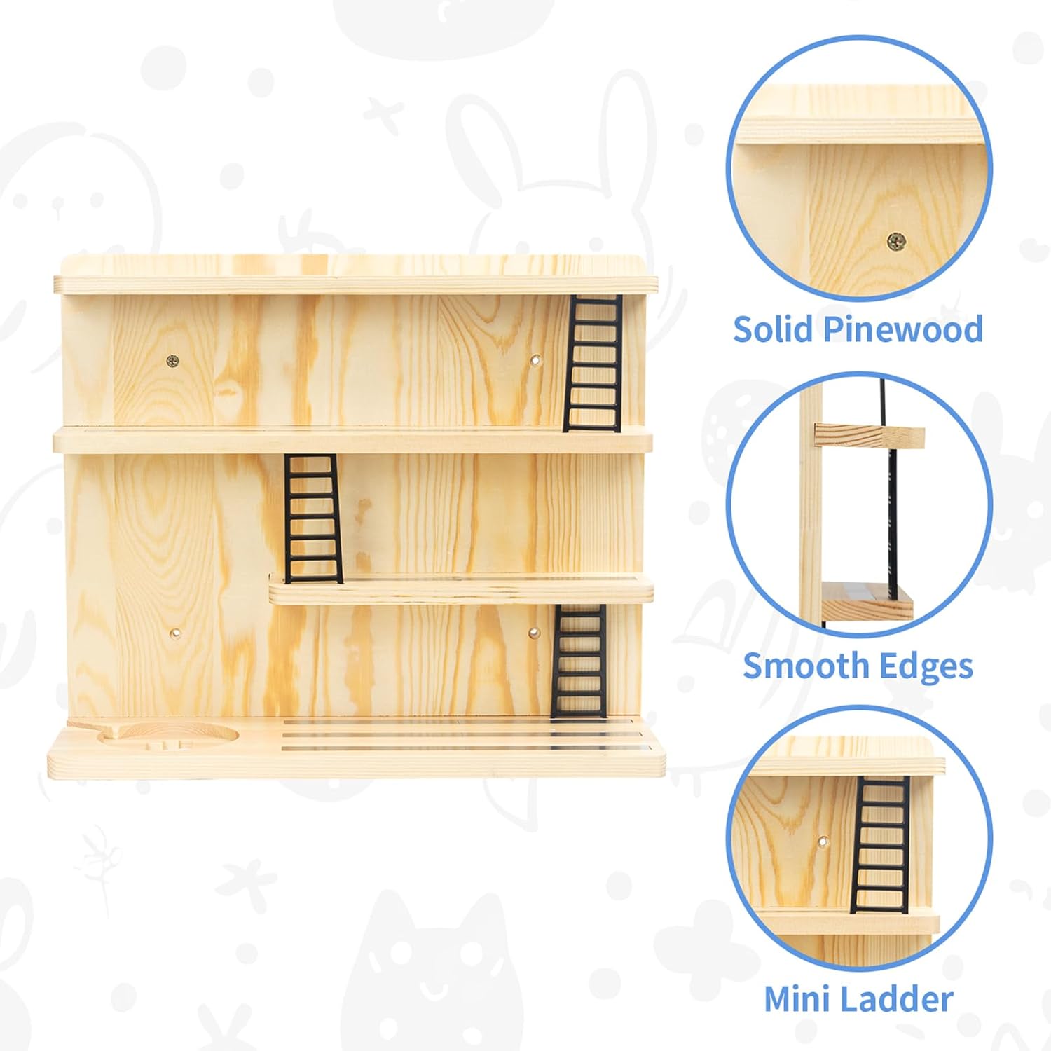 for Tonie Shelf Magnetic,for Tonie Storage Wall, Holds 50+ Characters Creative Magnetic Top & Back,Pinewood Floating Shelves,Dedicated Charging Spot for Tonebox,Figures Storage,4-Tier