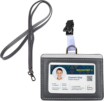 Amazon Co Jp ネームホルダー Pu革 Idカードホルダー リール付き 両面用 横型 社員証 名札 定期入れ パスケース ネックストラップ 2ポケット 灰白 シューズ バッグ Amazon Co Jp ネームホルダー Pu革 Idカードホルダー リール付き 両面用 横型 社員証 名札 定期入れ パスケース ネックストラップ 2ポケット 灰白 シューズ バッグ