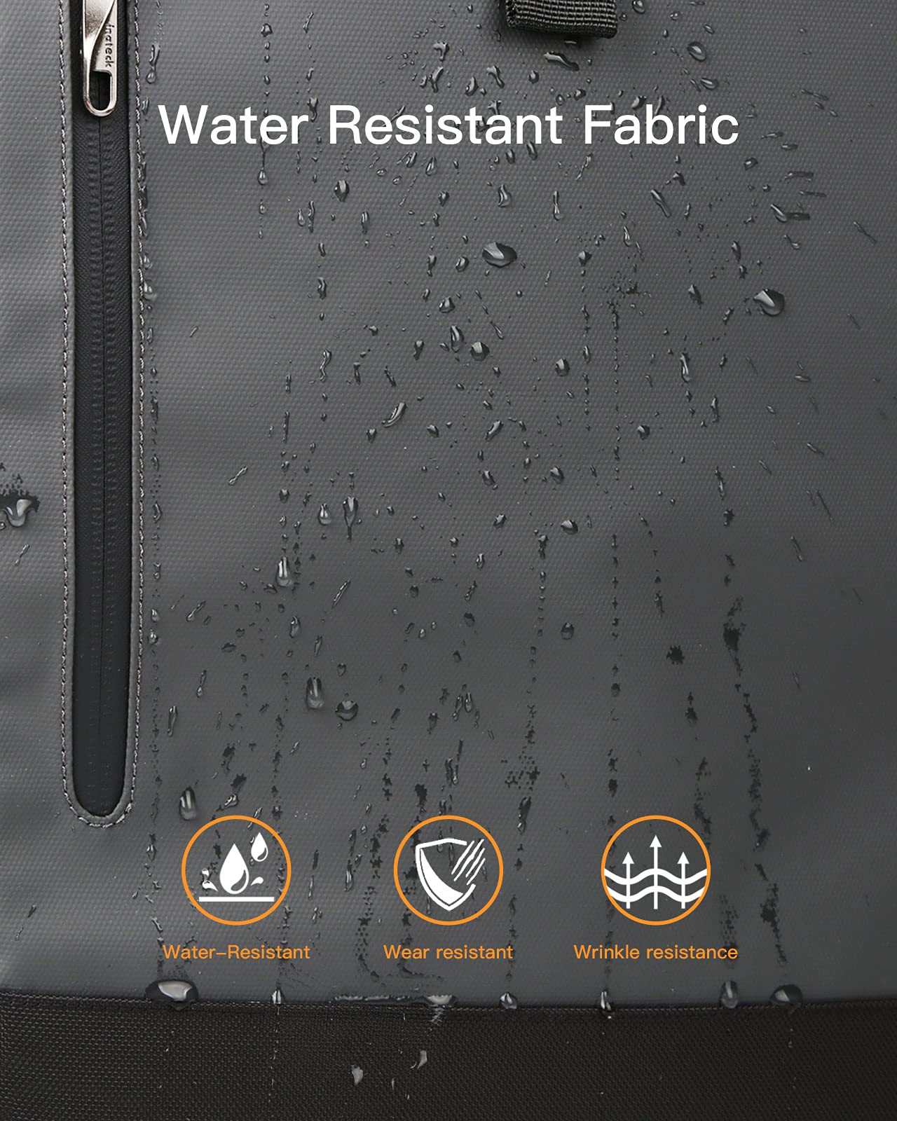 Inateck RollTop plecak męski, damski, 25 l – 30 l, plecak rowerowy, plecak szkolny, na uczelnię, na rower, czas wolny, do pracy, sport, podróże, na rower, stylowy plecak z kieszenią na laptopa 17 cali