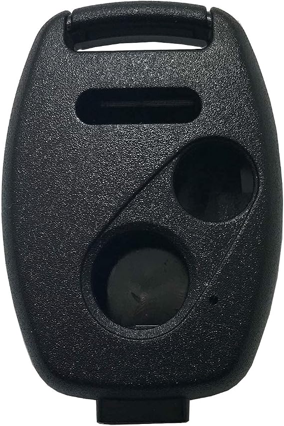 Horande No Cutting Replacement Key Fob Cover Case fit for Honda Civic 2008-2013 CR-V Accord Pilot Fit Odyssey Ridgeline CR-Z Keyless Entry Key Fob Shell