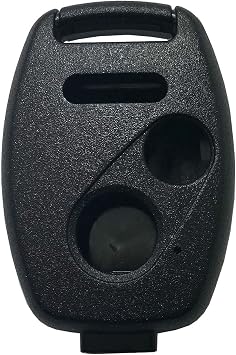 Horande No Cutting Replacement Key Fob Cover Case fit for Honda Civic 2008-2013 CR-V Accord Pilot Fit Odyssey Ridgeline CR-Z Keyless Entry Key Fob Shell