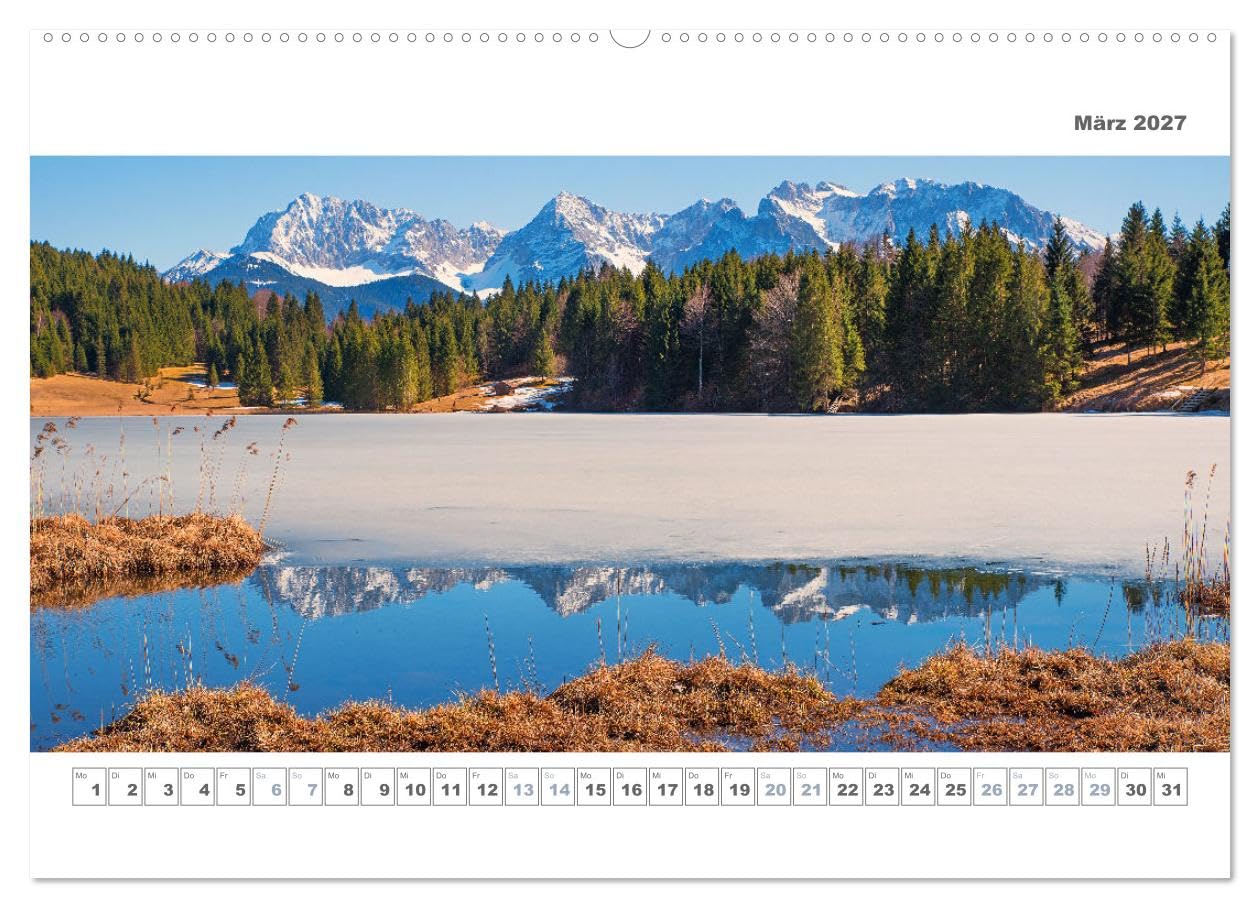 CALVENDO - Ab in die Berge - Aussichtsplätze in den Münchner Hausbergen (hochwertiger Premium Wandkalender 2027 DIN A2 quer), Kunstdruck in Hochglanz: Ausflugsziele in den Münchner Hausbergen