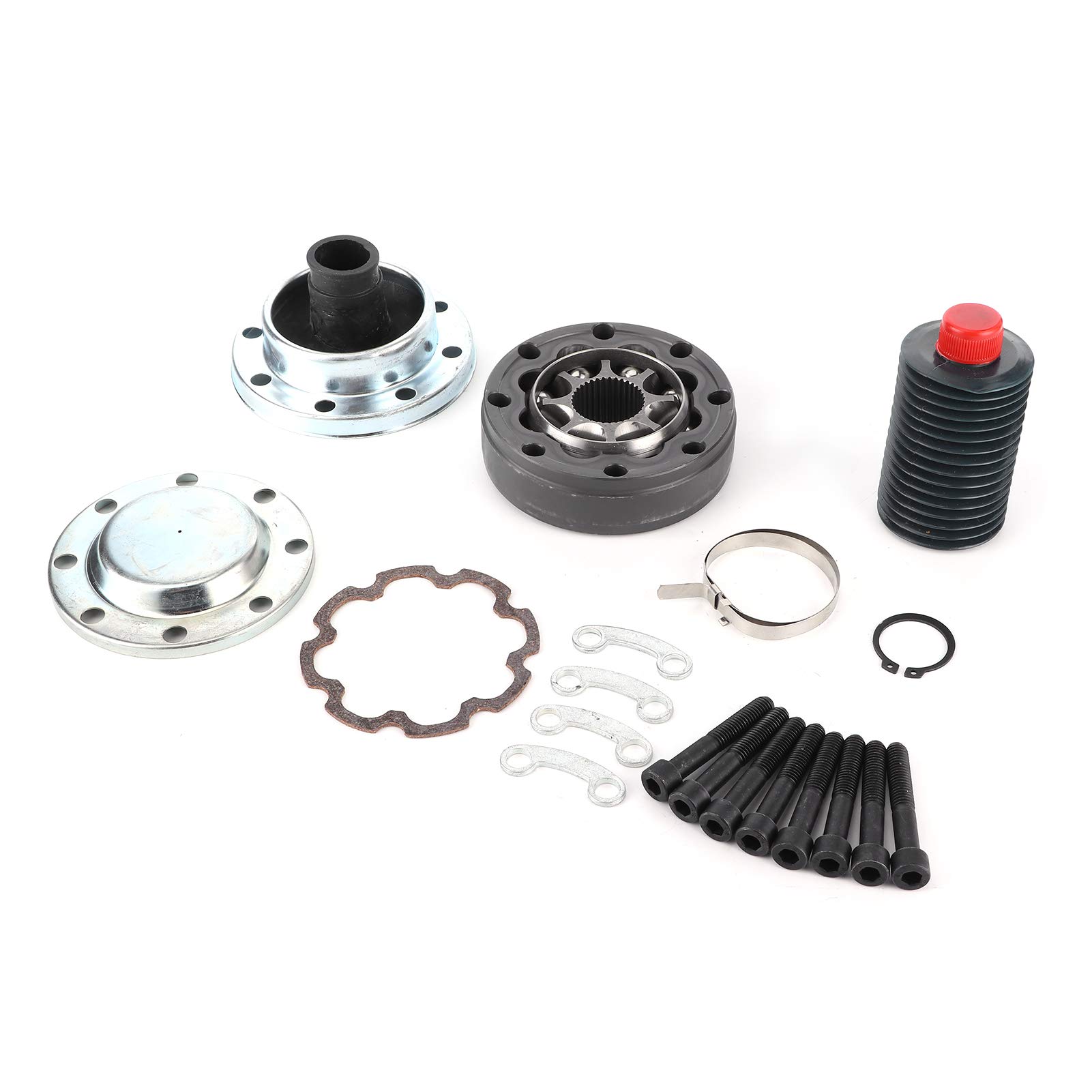 Giunto omocinetico dell'albero di trasmissione, Kit giunto omocinetico albero di trasmissione Qiilu 932-306 Testa albero elica adatta per JK Wrangler 2007-2018