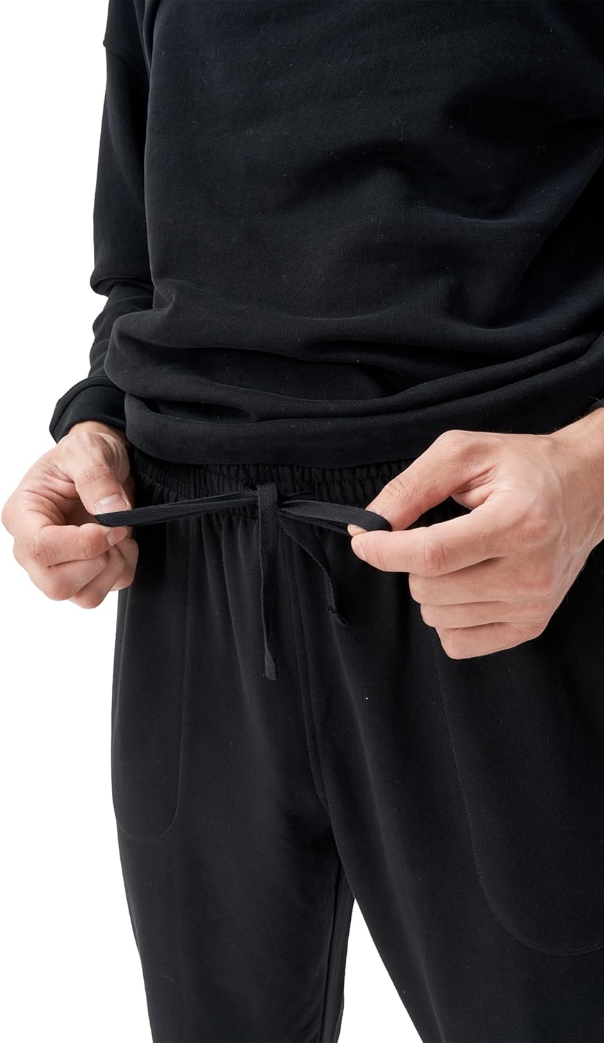 DAVID ARCHY Pajamas for Men Warm Pajamas Set Soft Cotton Men Sleepwear Winter Long Sleeve Top & Bottoms PJs