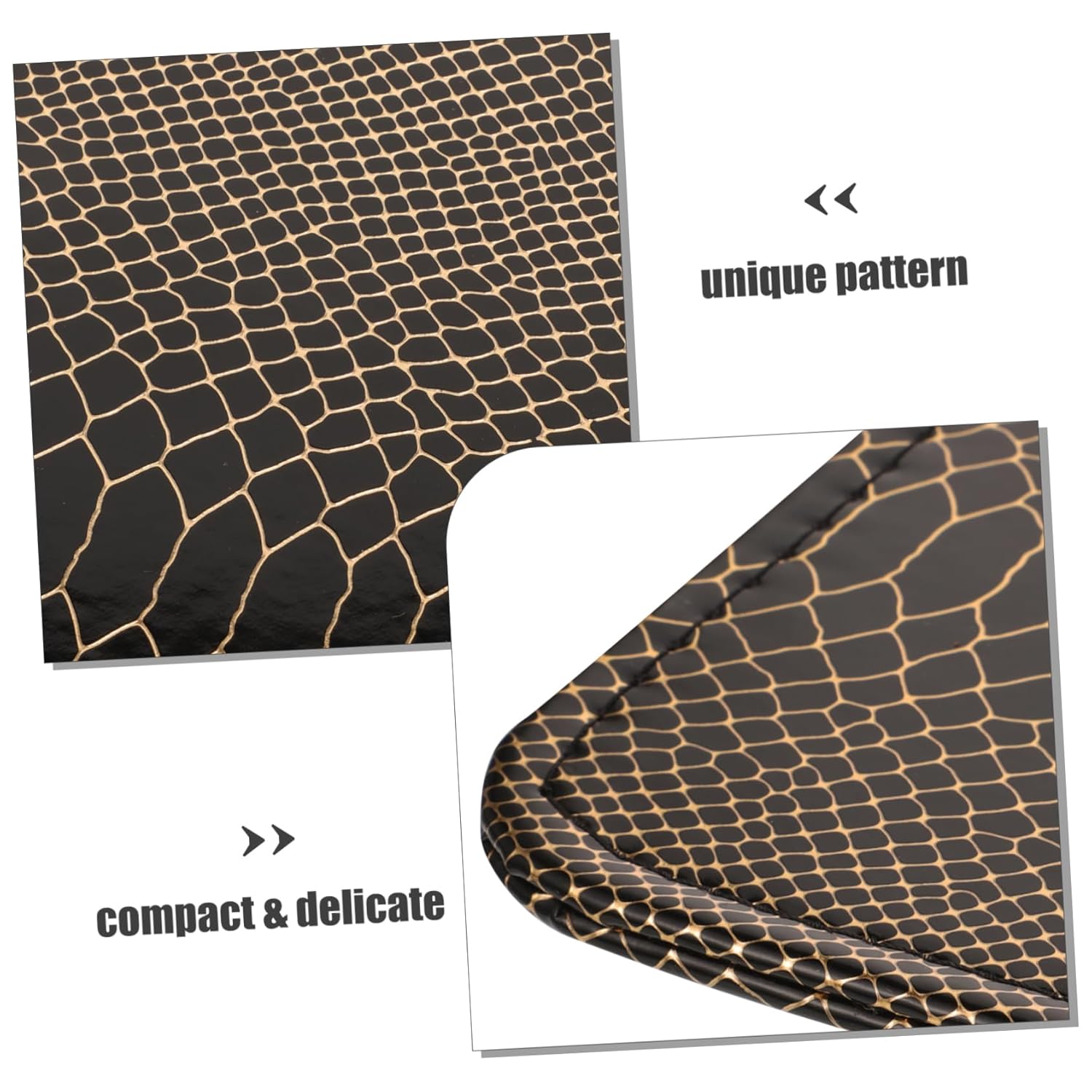 Nail Hand Rest Cushion 1 Set Leather Snake Pattern Arm Rest for Nail Art Non-Slip Design