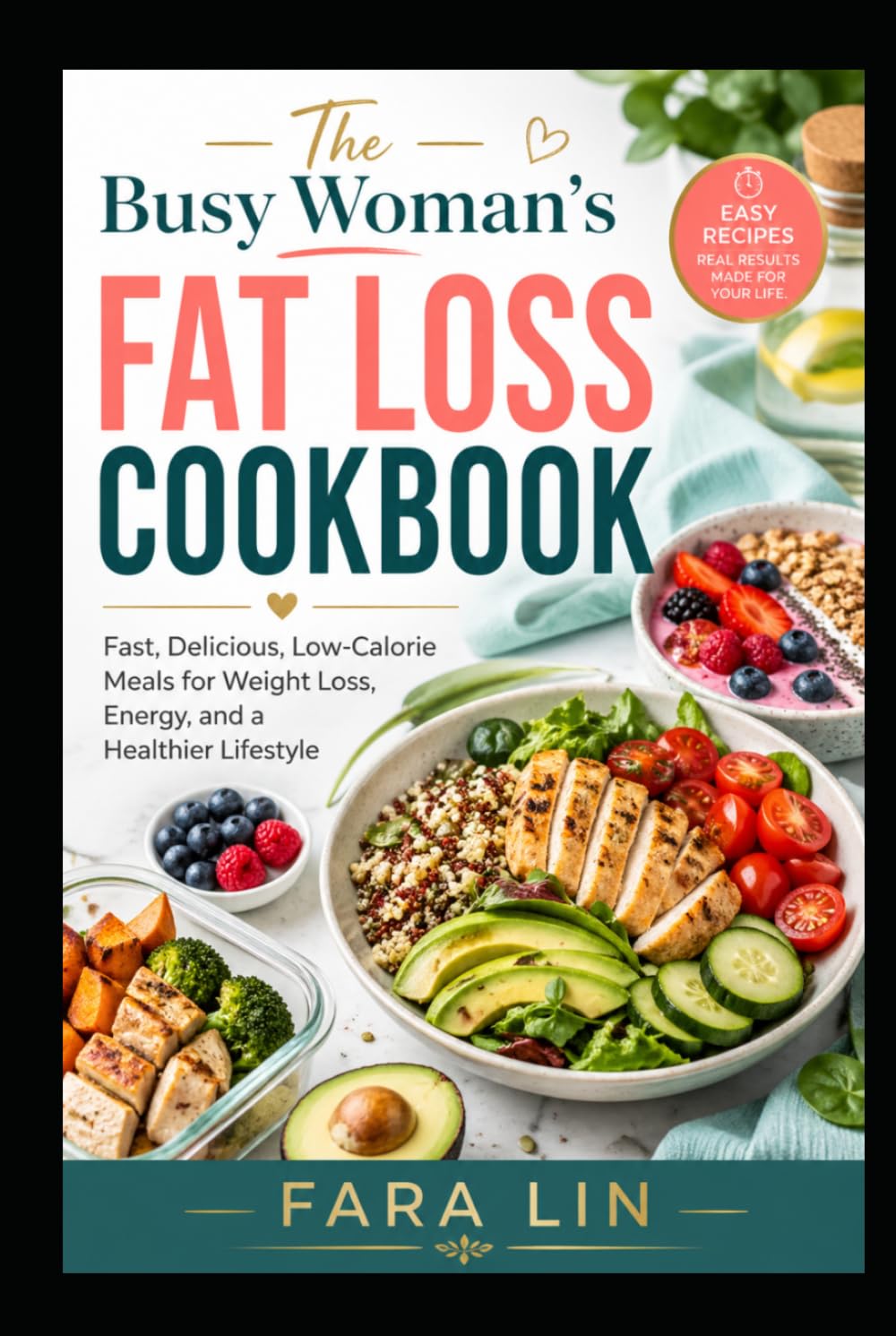 The Busy Woman’s Fat Loss Cookbook: Fast, Delicious, Low-Calorie Meals for Weight Loss, Energy, and a Healthier Lifestyle