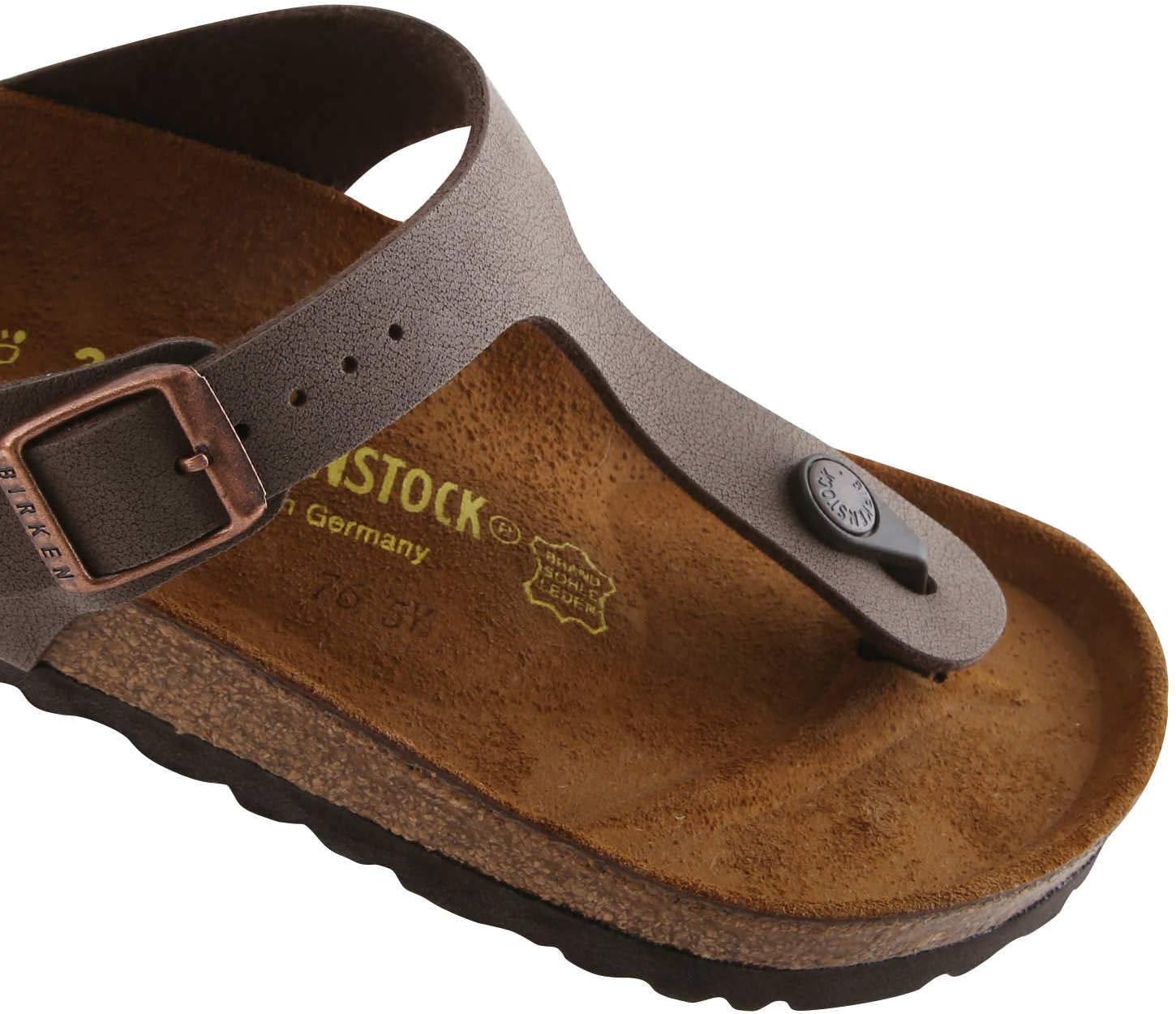 Birkenstock Women's Gizeh Sandals 11.5 Mocha Brown Nubuk