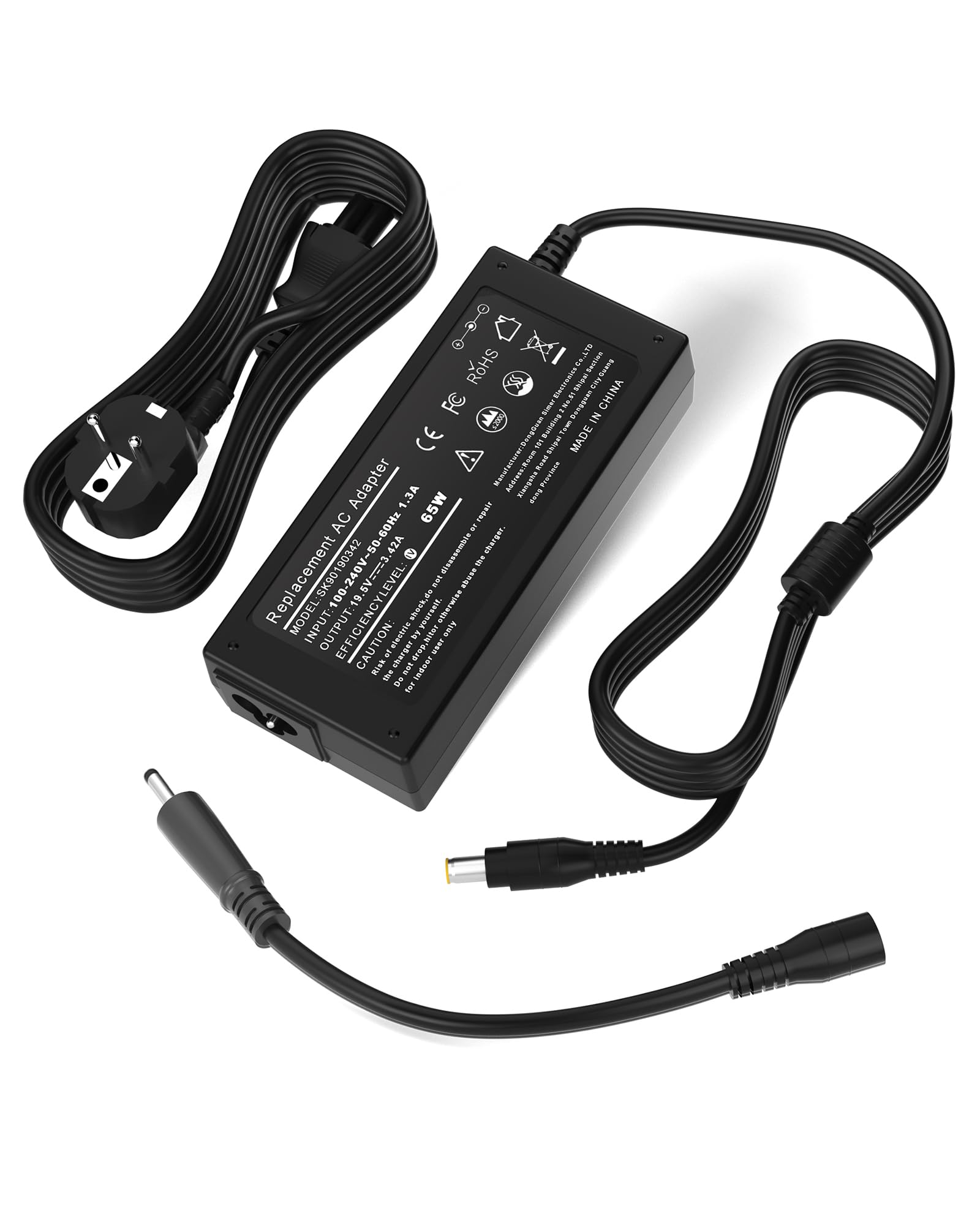 Acer Aspire Ladegerät, 65W Laptop Netzteil für Alle Laptops der Acer-Aspire-Serie,für Aspire 1 3 5 6 A315 A314 A317 A514 A515 E3 E5 E15 ES1 ES15 A13-045N2A PA-1450-26 Ladekabel