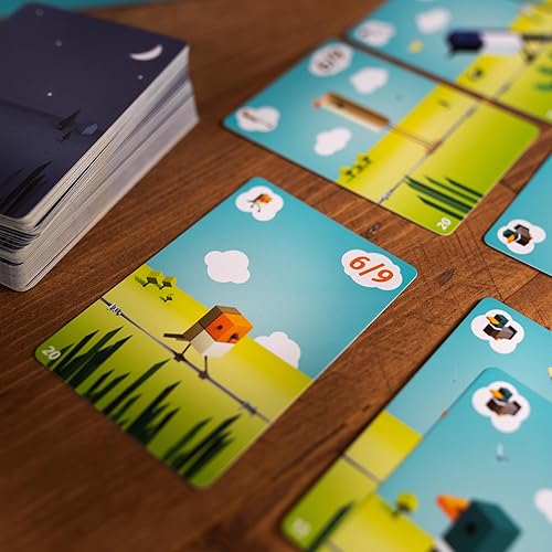Miniatura 5 de Pandasaurus Games CuBirds - Juego de cartas - Reúne y organiza pájaros para ganar! Juego de estrategia de construcción de rebaño, divertido juego