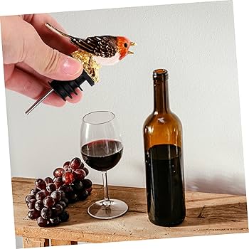 Amazon | SHOWERORO バードワインストッパー 装飾的なボトルストッパー