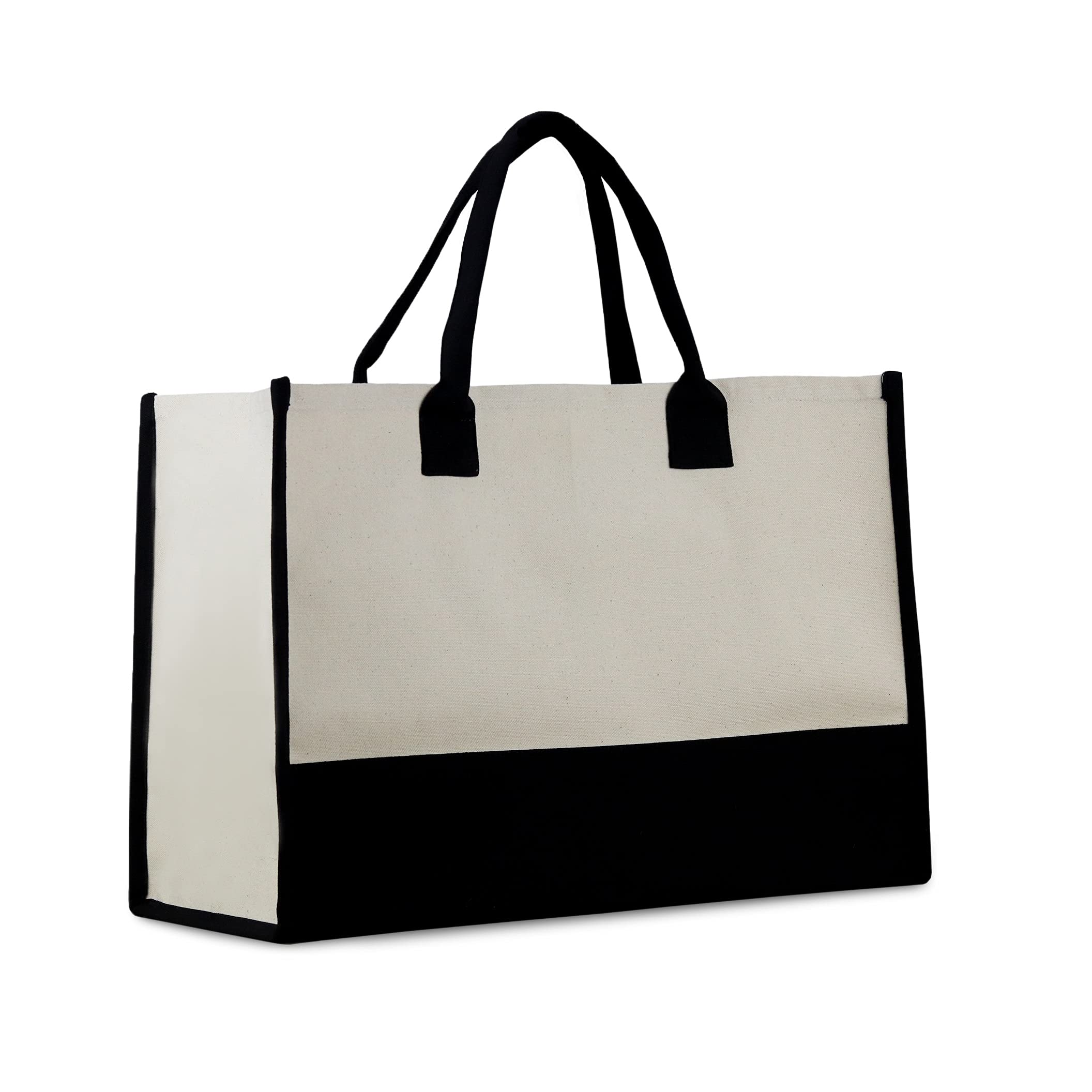VANESSA ROSELLA Premium Quality Personalized 100% Cotton Canvas Chic Tote Bag