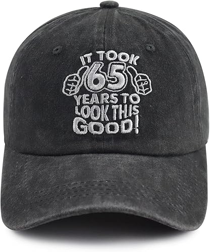 Sombrero vintage de cumpleaños 95, 85, 75, 65, 55, 45, 35, 25, para hombres y mujeres, estilo vintage 1929, 1939, 1949, 1959, 1969, 1979, 1989, 1999