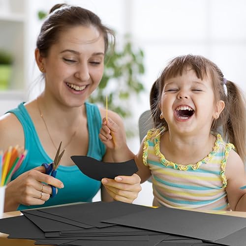 Miniatura 6 de Ctosree 100 hojas de 12 x 12 pulgadas de cartulina para álbum de recortes, 180 Gsm, 65 lb de cubierta, 120 lb de cartulina pesada, suministros