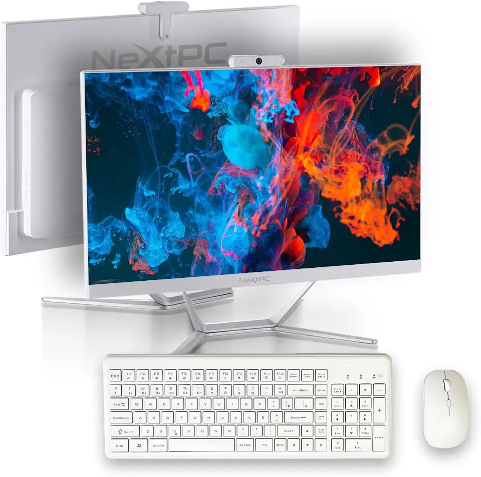 Computador All In One 21,5" NextPC Intel Core i7, 16GB RAM, SSD 480GB, Webcam, Wi-Fi, Bluetooth