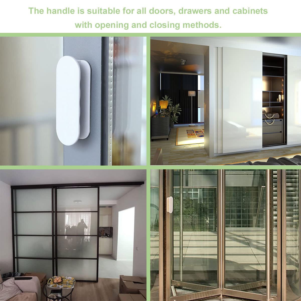 6 Unités Auto Adhésif Fenêtre Poignée Poignée Pour Placard Poignée