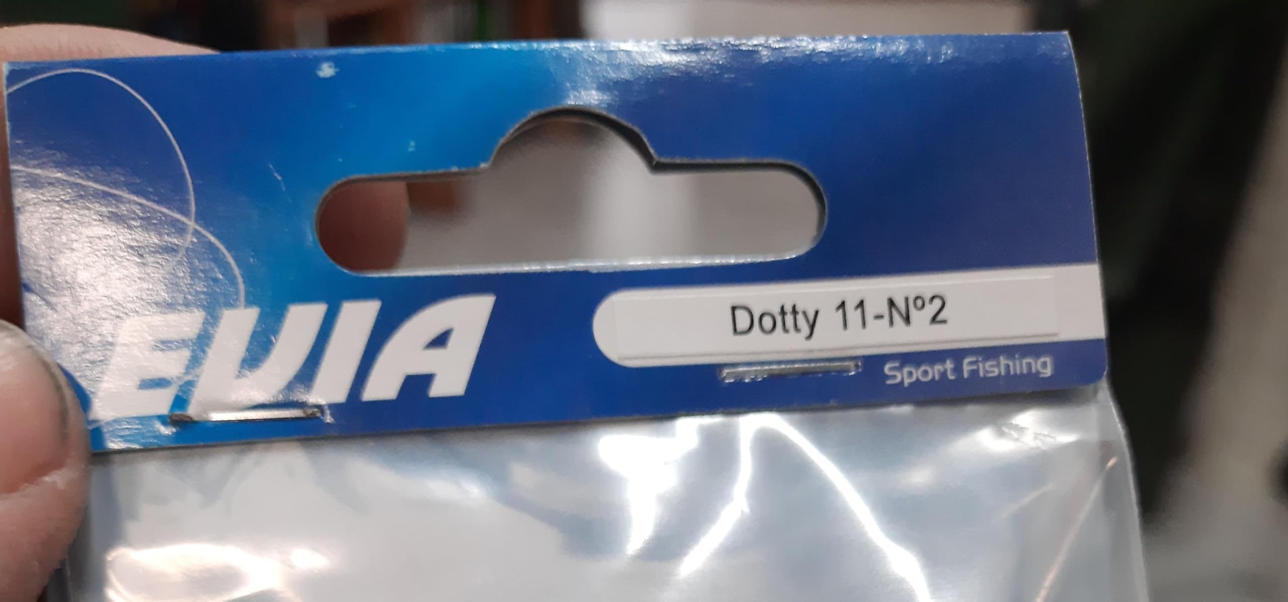 Cucharilla de Pesca EVIA Dotty 11-2 4,5GR 5 Piezas Puntos Rojos