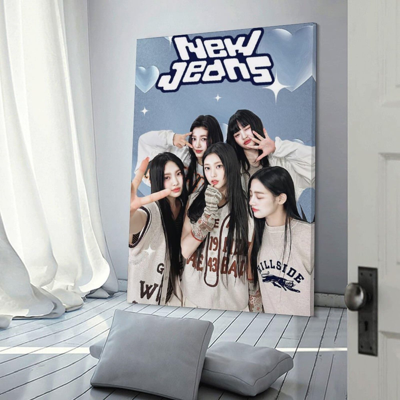 Amazon.co.jp: ポスターNewJeans芸術セクシー女団 タペストリー
