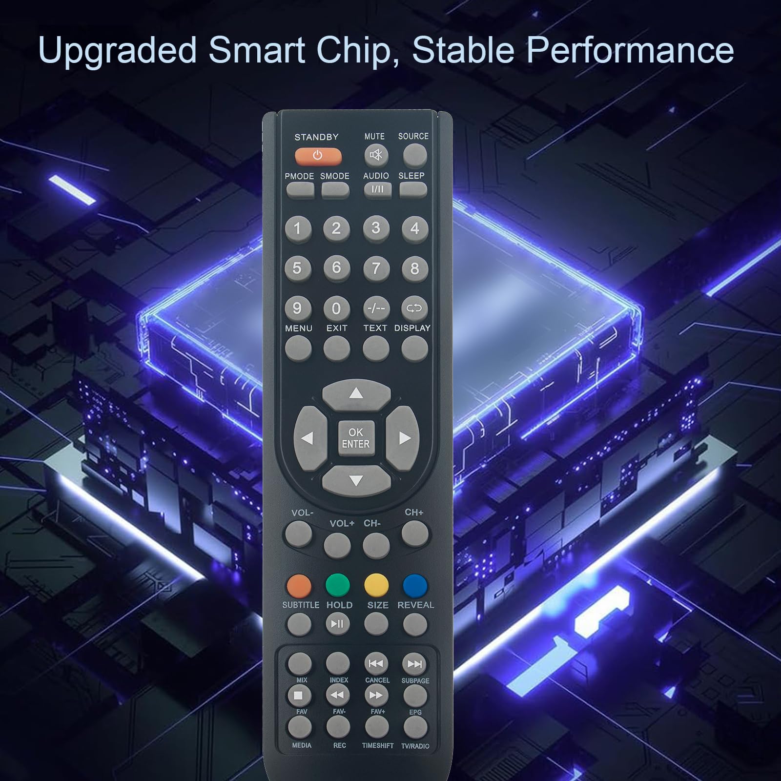 Telecomando Universale A Infrarossi Per TV Qbell – Compatibile Con QBT, QXT, AXT E LE32T1239E