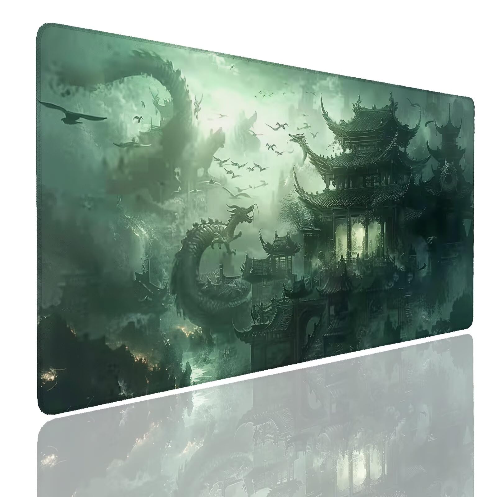Tapis bureau gaming accessoire deco grand format imprimé Ink 7 - 7