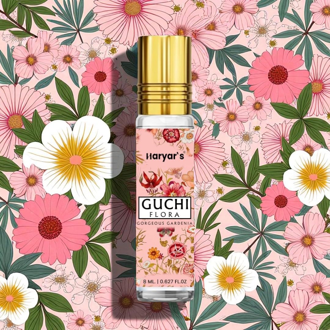 Haryar's Gucchi flora attarfor Men & Women – Luxurious Romantic Perfume with Long-Lasting Fragrance, 08ml – Sensual & Elegant Scent for Special Occasions (Gucii Flora) - Image 2 thumbnail