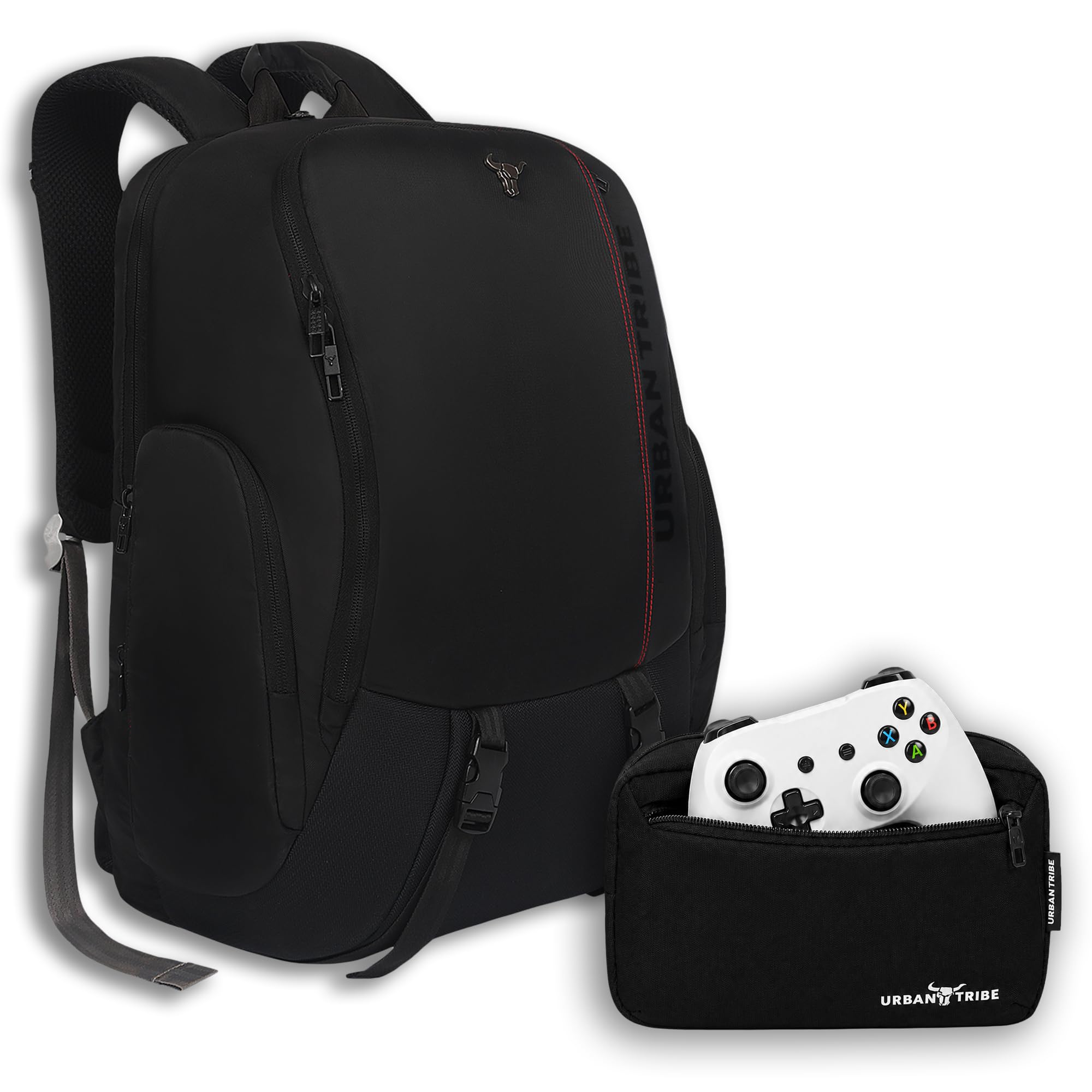 urban tribe Gamzo 35L Gamers Laptop Backpack for every Genz Z | Fits 17 Inch Laptop | RGB-Ready Gaming Backpack | Anti-Theft, RFID Safe, Shockproof, Weather-Resistant | USB-C Charging, Travel Bag-picture-49