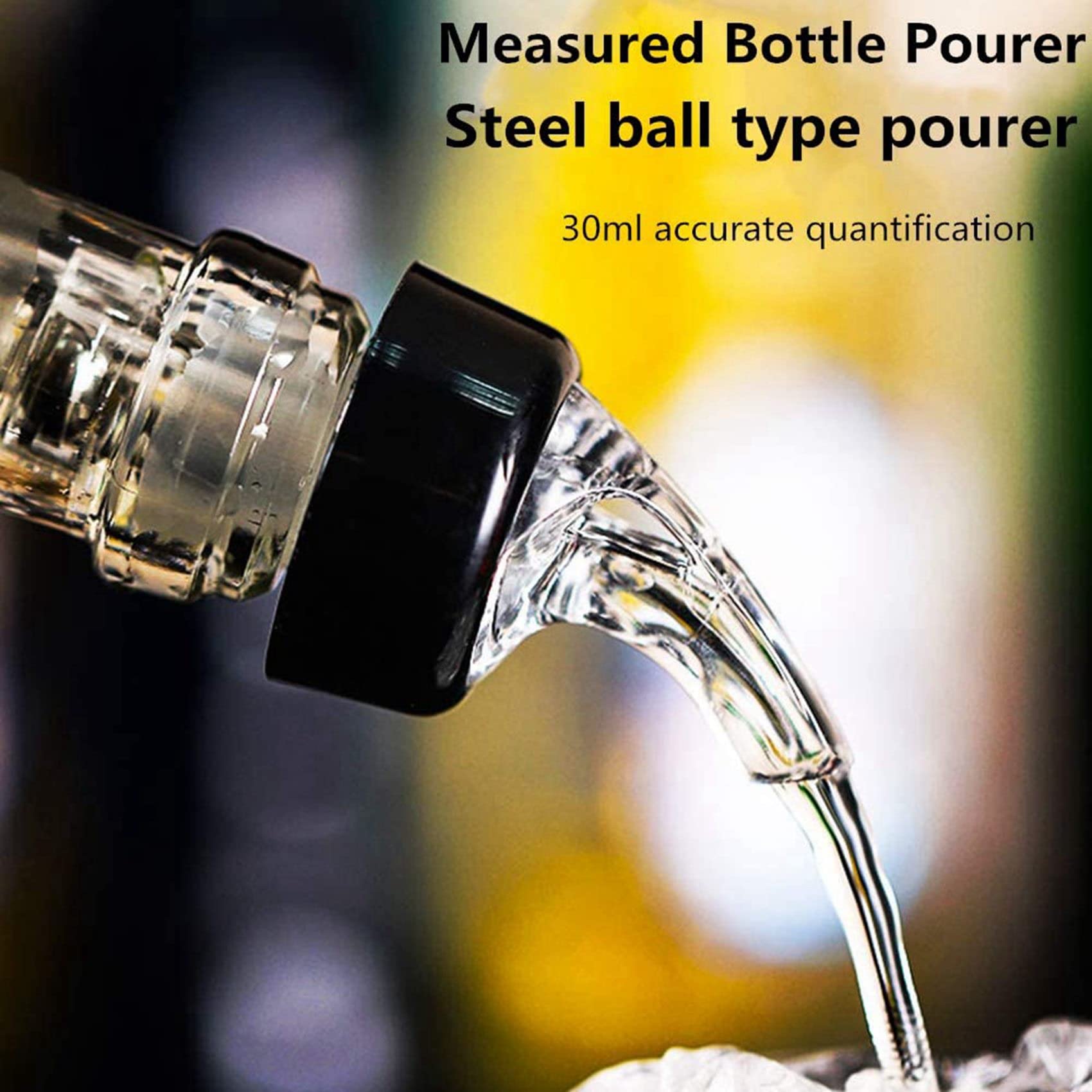 40 Piezas Vertedor de Botella Medida Automática de 1 Oz - Vertedor de Medida de Alcohol Bebidas Dispensador