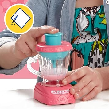Baby Alive Magical Mixer Baby Doll Strawberry Shake with Blender Accessories, Drinks, Wets, Eats, Blonde Hair Toy for Kids Ages 3 and Up