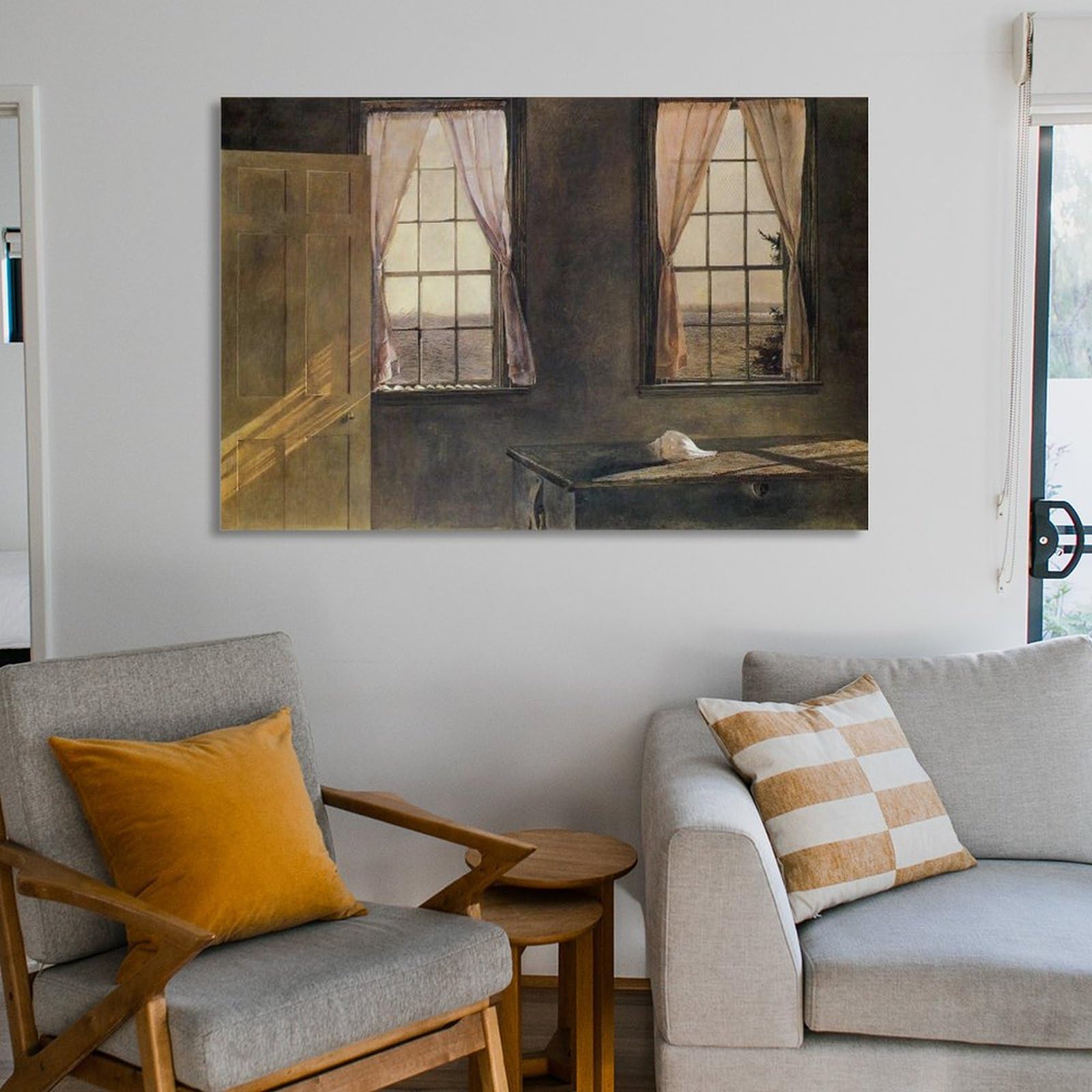 Amazon.com: Andrew Wyeth Her Room Wall Art Prints Framed Paintings