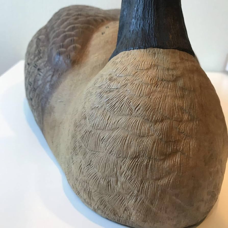 鴨　置物　年代物　インテリア　カモ　動物　鳥　リアル　アンティーク　レトロ 昭和レトロ 鴨 カモ 置物 陶器製 デコイ インテリア | choice