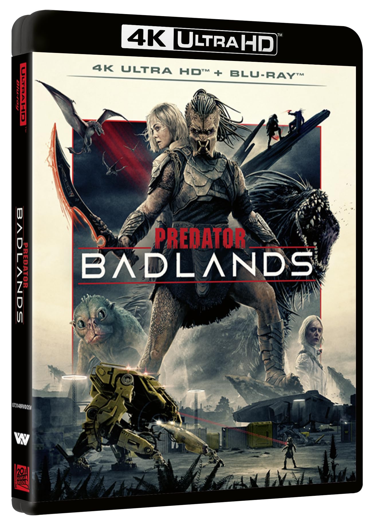Blu-Ray 4K Uhd Predator: Badlands (4K Ultra Hd+Blu-Ray)