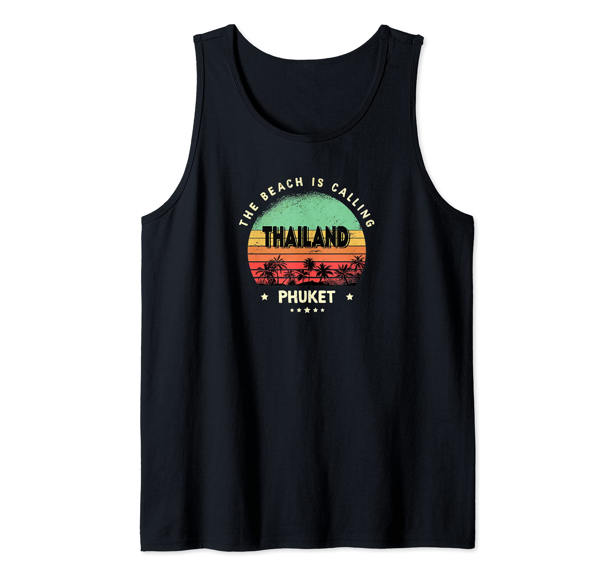 Phuket Thailand Beach Palms Travel Southeast Asia / Gift Tank Top