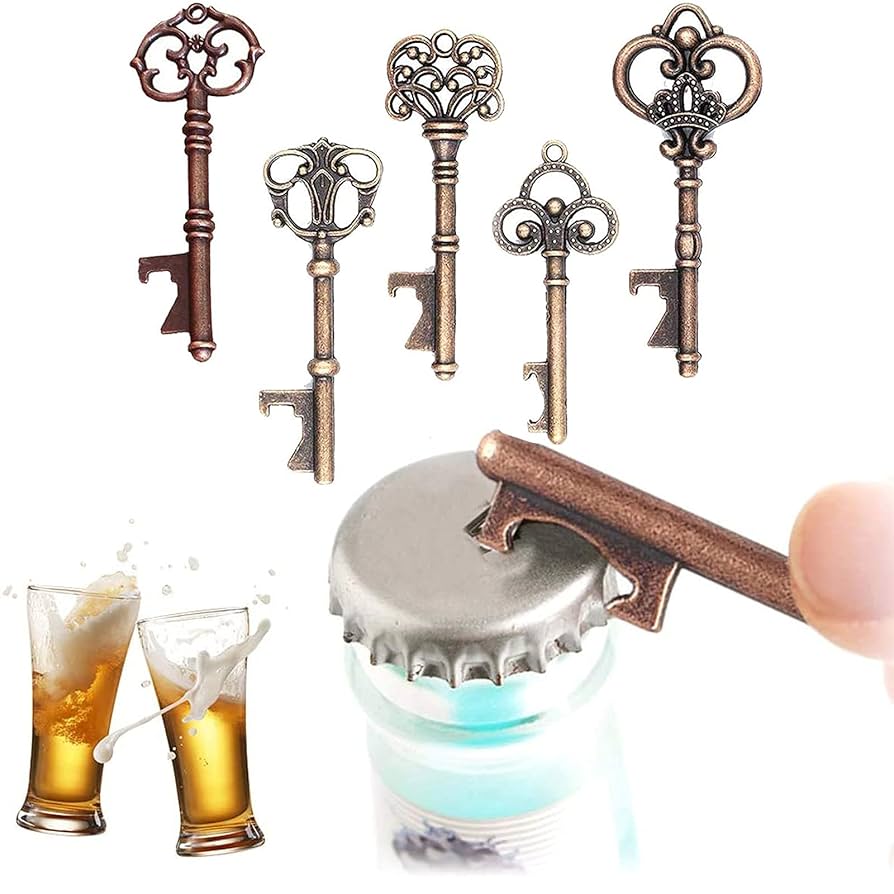アンティーク ビンテージ 栓抜き フッシュ ナイフ セット Amazon｜栓抜き 鍵 セット 亜鉛 合金 ボトル オープナー ビール