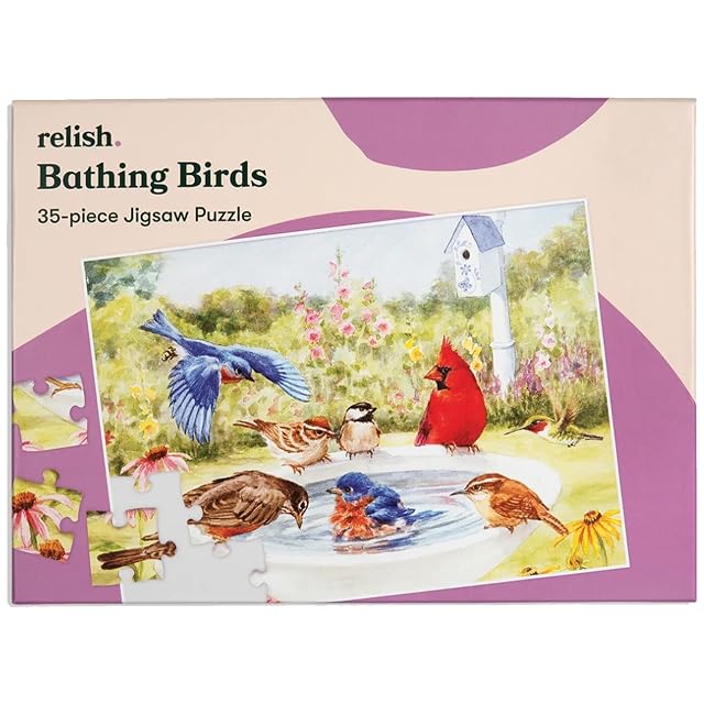 Relish Puzzle de 35 Piezas para la Demencia - Pájaros en el Agua