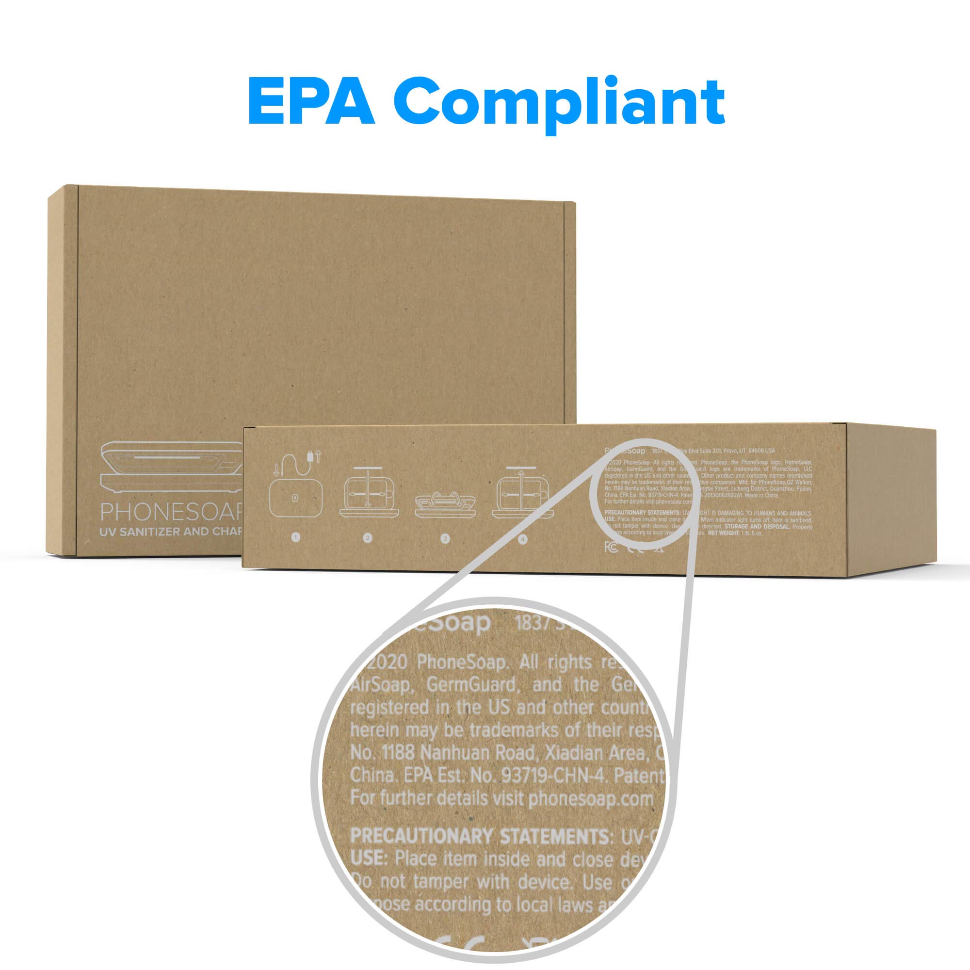 PhoneSoap 3 UV Cell Phone Sanitizer and Dual Universal Cell Phone