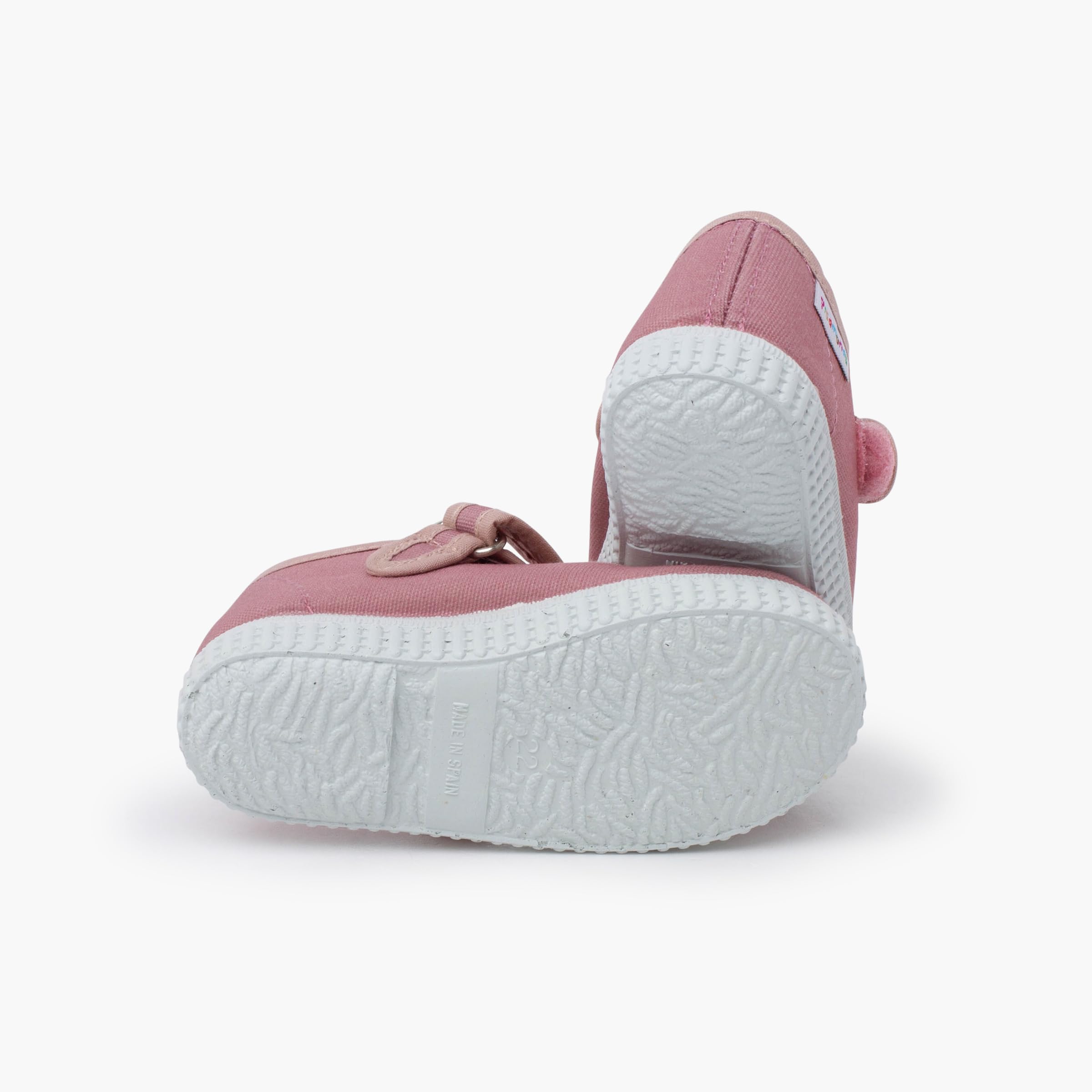 Pisamonas Mary-Janes Für Mädchen Mit Klettverschluss Und Sneaker-Sohle
