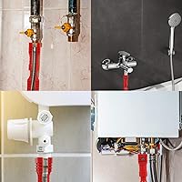 Vista 6 de Llave de lavabo, 24 en 1, instalador de grifo y fregadero, multiherramienta, llave de fontanería multiusos, llave de fregadero, llave de plomería