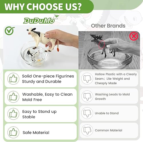 Miniatura 10 de Juego de establo para caballos, regalos de caballos para niñas y niños con 3 caballos y 2 jinetes, juego de juguetes de caballos de animales de