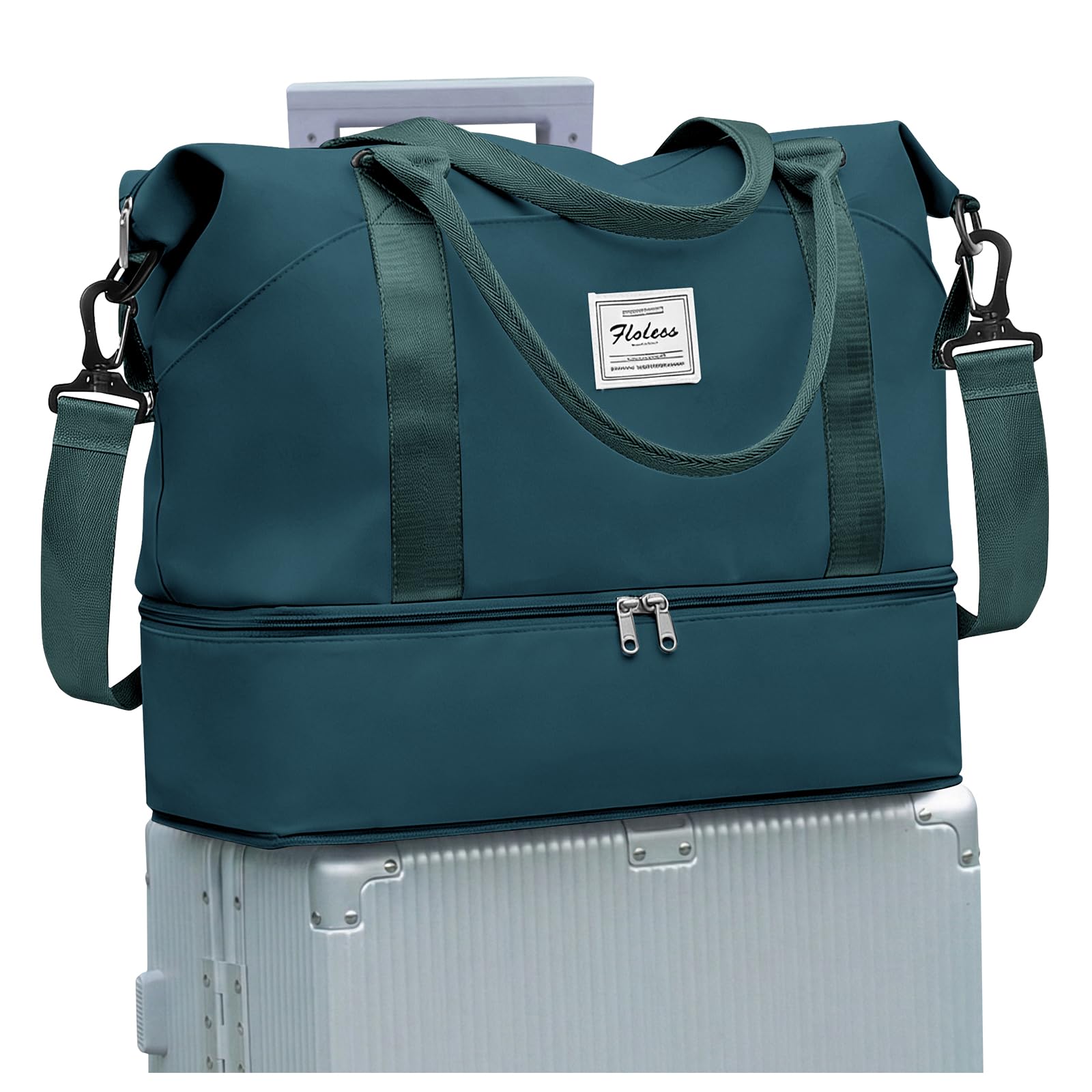 SZLX Ryanair Cabin Bag 40x30x20 Duffel Bag, Ryanair Airlines Cabin Bag 40x20x25 Underseat Foldable Travel Duffel Bag Holdall Tote Carry on Hand Luggage Overnight for Women and Men(Olive Green) — view 26
