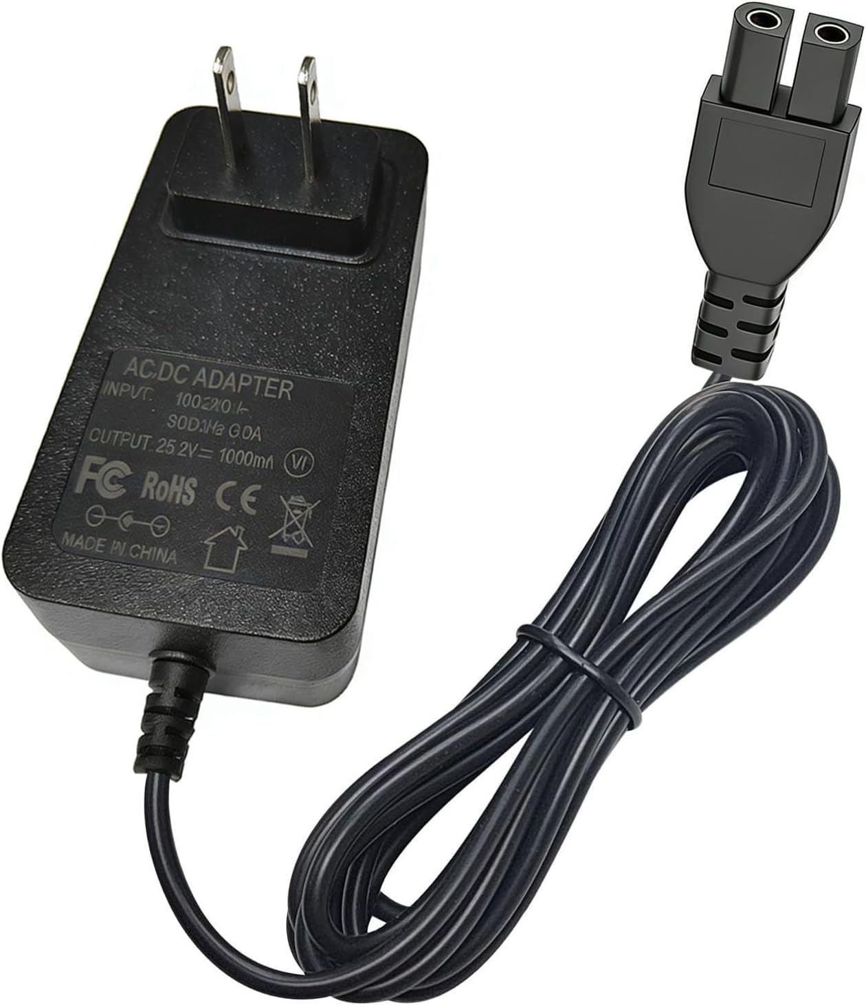 25.2V Robotic Pool Cleaner Power Adapter ， for Wybot ，Gosvor Pivot 21.6V Robotic Pool Cleaner Power Cord