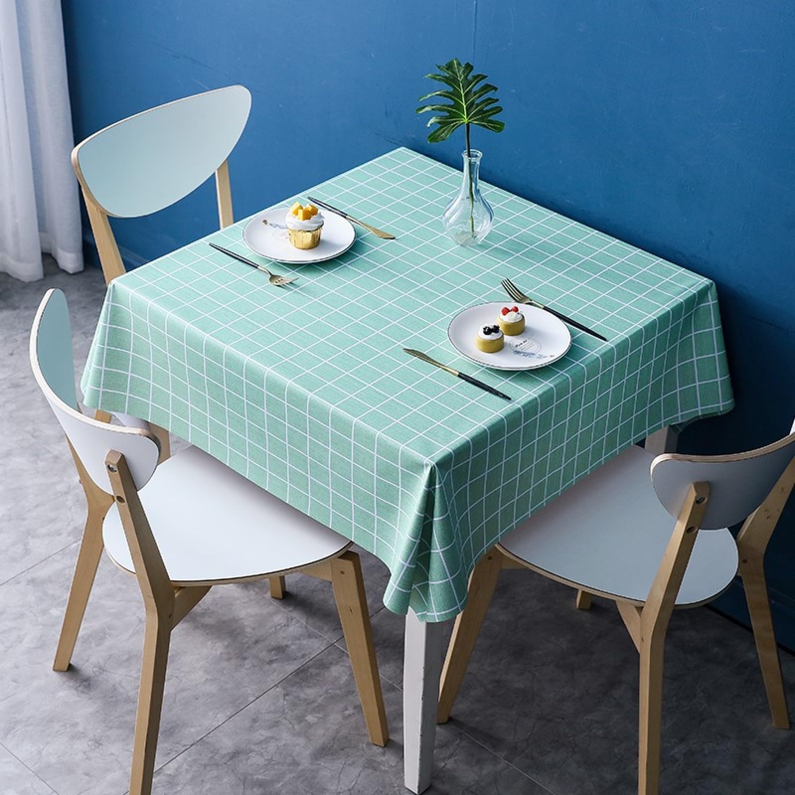 Nappe pour table rectangulaire PVC anti-tache entretien facile