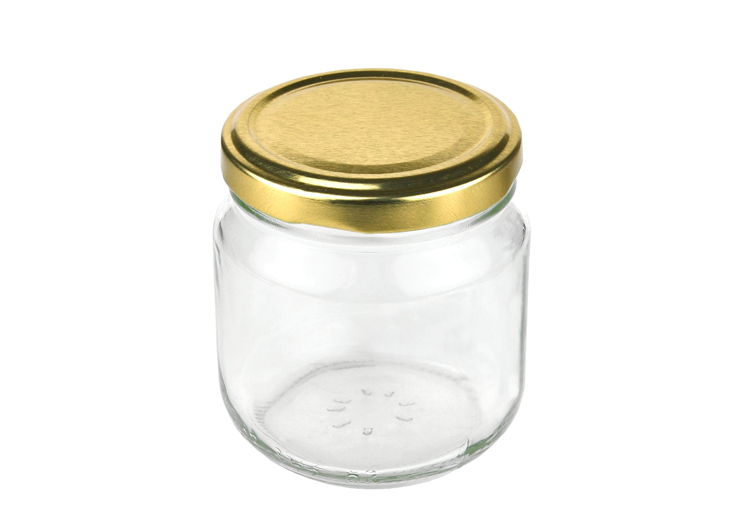 30 Stück Einmachgläser 212 Ml Mit Twist-Off Deckel Gold – Backofenfest, Made In Germany