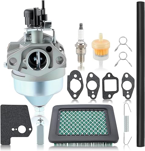 MOTOALL Carburador 16100-Z1L-854 para motores Honda 16100-Z8B-841 GCV160A0 GCV160LA GCV160LA0 HRR216 con kit de juntas de filtro de aire de bujía