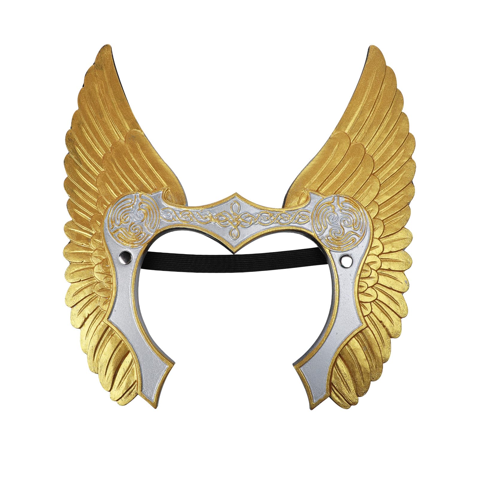 Moonlove Angel Wings Headpiece Crown for Men Women Lightweight Goddess Medieval Viking Fancy Dress Headwear for Halloween Cosplay Renaissance Faire Fairy Tale LARP Mask Party Prop Costume Accessory