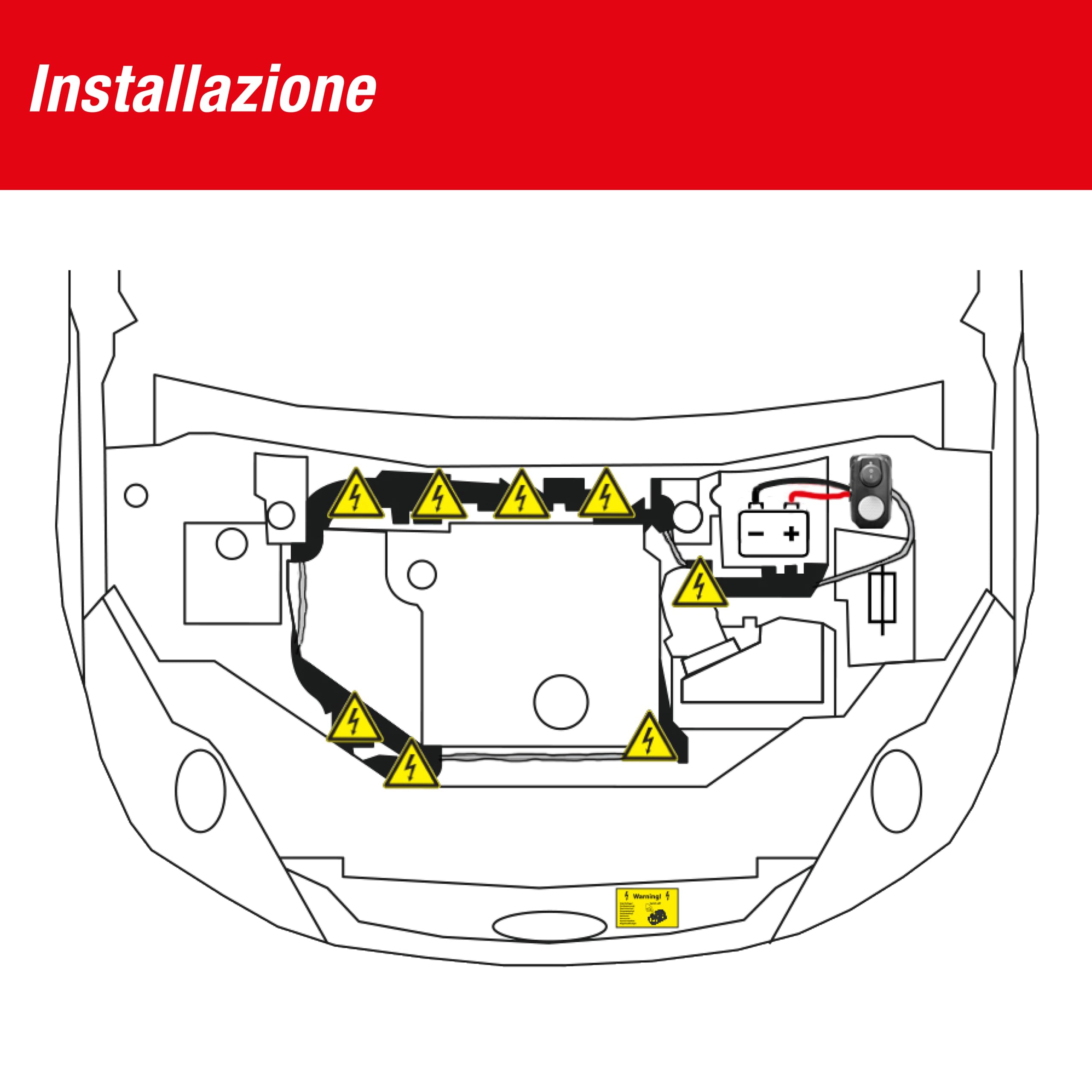SWISSINNO Repellente Indoor Martore, Ultrasuoni Auto alta tensione 12V Batteria Auto - Martora Repellente per proteggere Dalle Martore nel Vano Motore, Protezione Immediata e a Lungo Termine