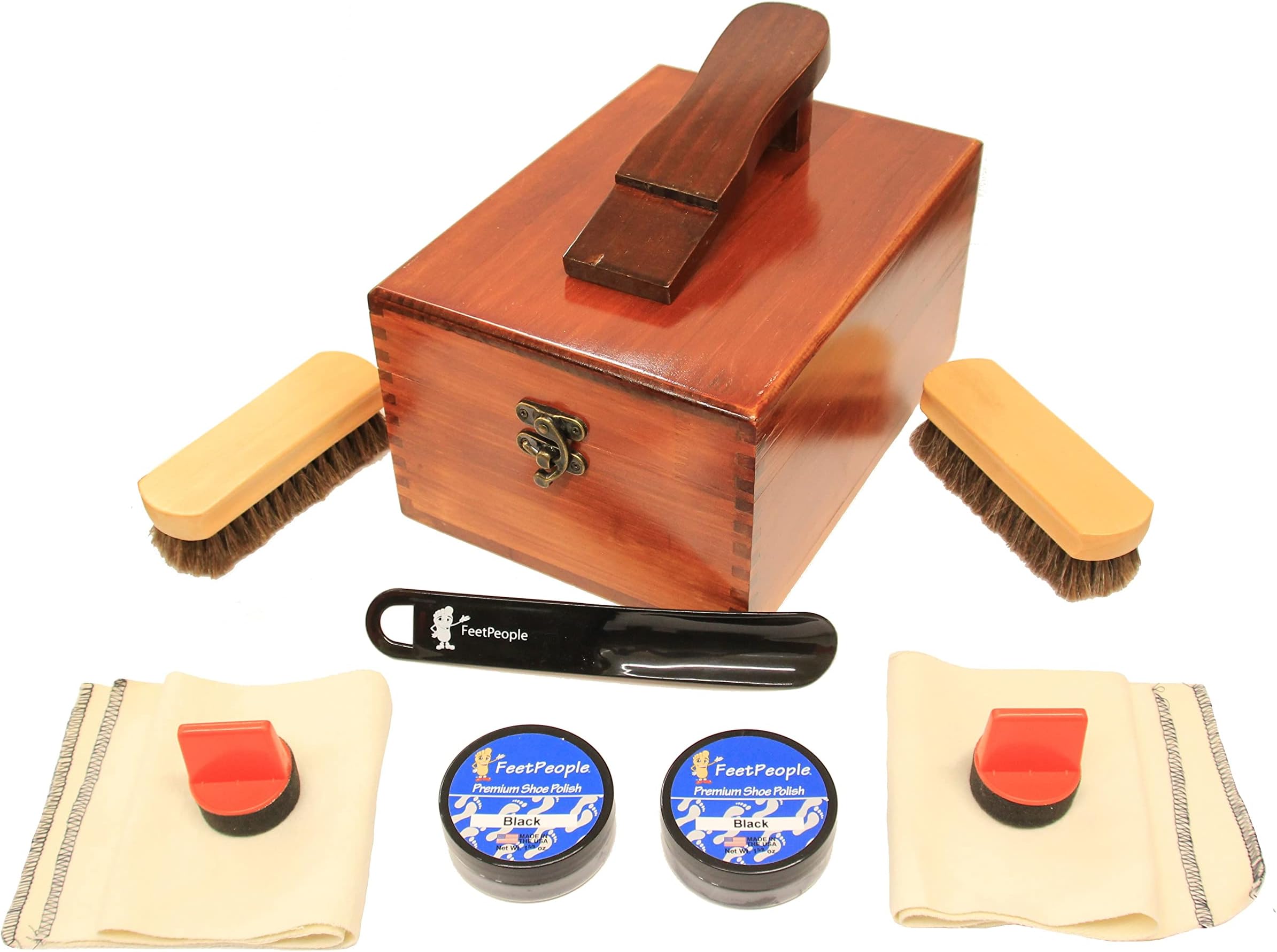 Shoe Polish Leather Care Valet Shoe Shine Kit, 1 Kit