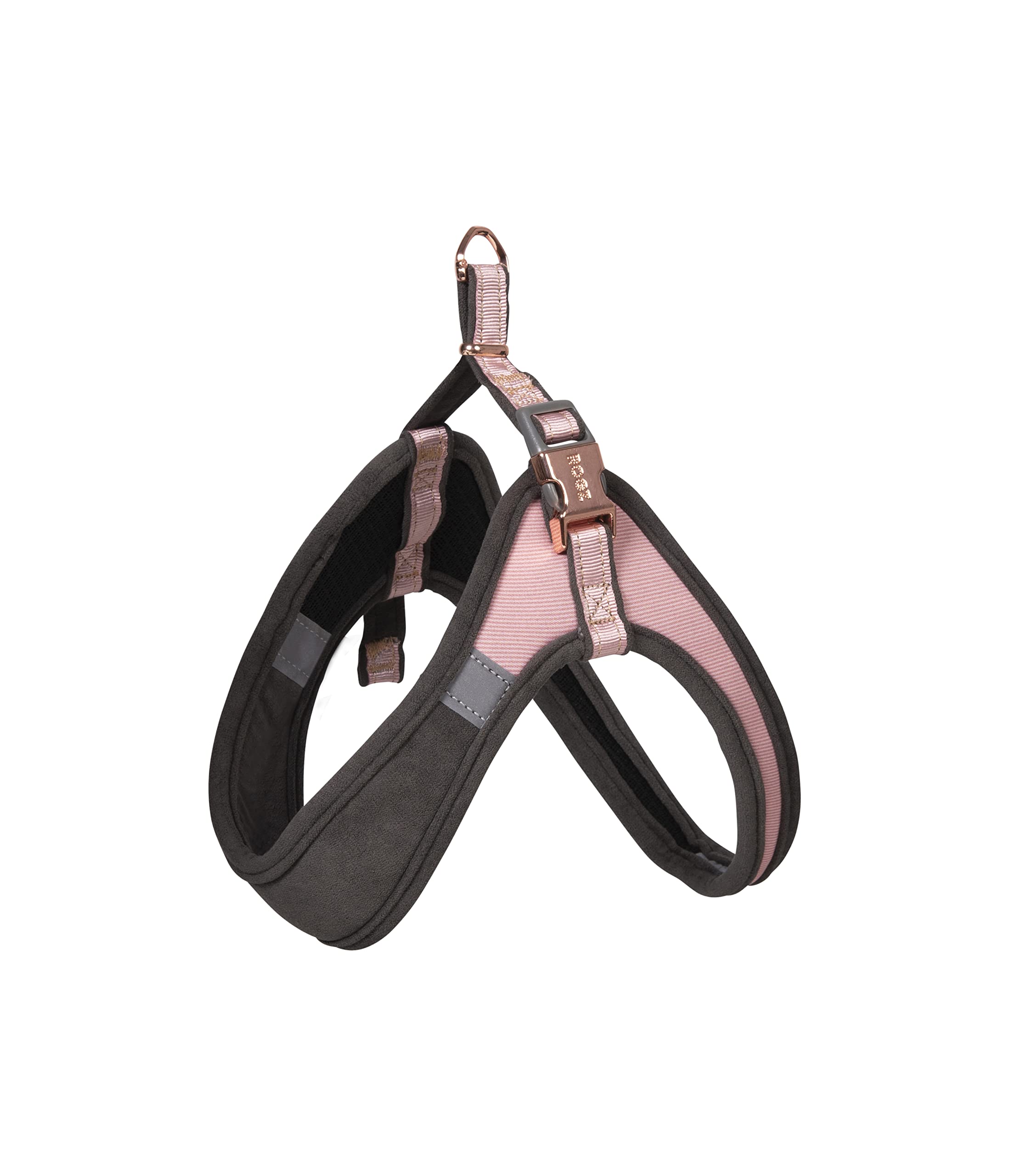 Rogz Dog Urban Quick Fit Adjustable Harness, Pink Blush, Medium